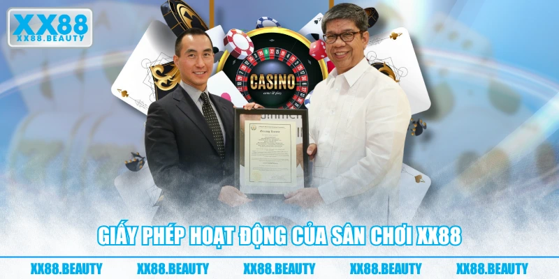 Giấy phép hoạt động của sân chơi XX88