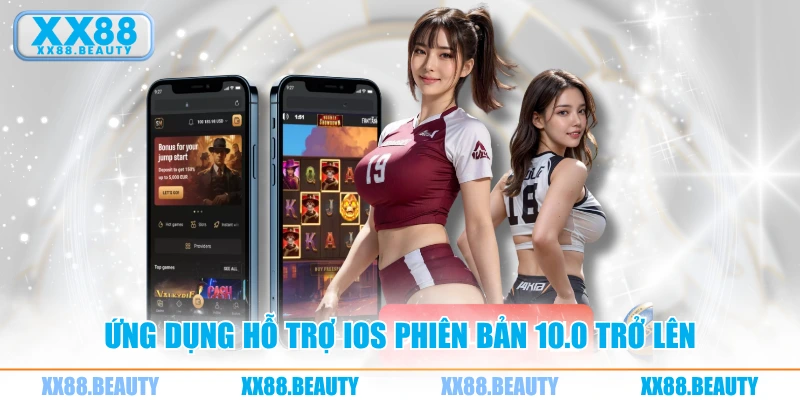 Ứng dụng hỗ trợ iOS phiên bản 10.0 trở lên